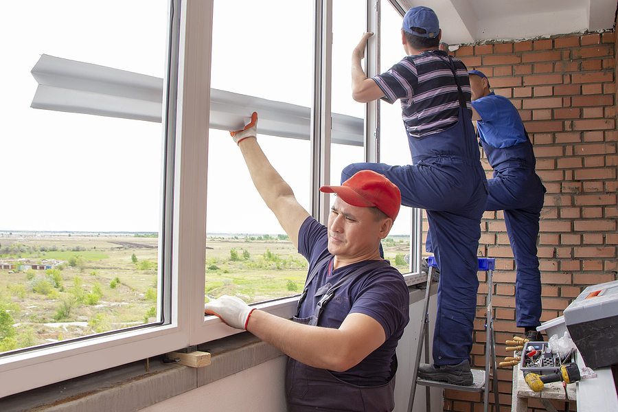 Are high-end windows worth it - master workers install window sill repair in the house building Asians